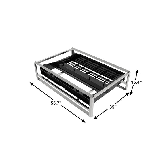 48'' Pallet Fork Frame 4400lb Capacity Skid Steer Attachment Quick Tach