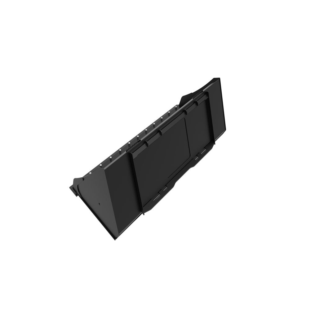Landy Attachments 72" Skid Steer All Season Clean-Up Bucket Attachment, Heavy Duty Smooth Bucket Quick Attach, Universal Mount