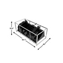 Landy Attachments Skid Steer 78" Industrial Grapple Bucket Attachment with Two-Cylinder-6