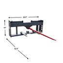 Landy Attachments  49" Pallet Forks Hay Spear Trailer Hitch-2