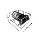 Landy Attachments Skid Steer Rotary Rock Picker Attachment 30" Diameter Drum Model, 55" Barrel Depth, Universal Mount-8