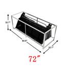 Landy Attachments 72" Skid Steer 4 in 1 Combo Multi Purpose Bucket Attachment Quick Tach-6