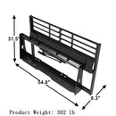 Landy Attachments Skid Steer Side-Shifter Hydraulic Pallet Fork Frame-5