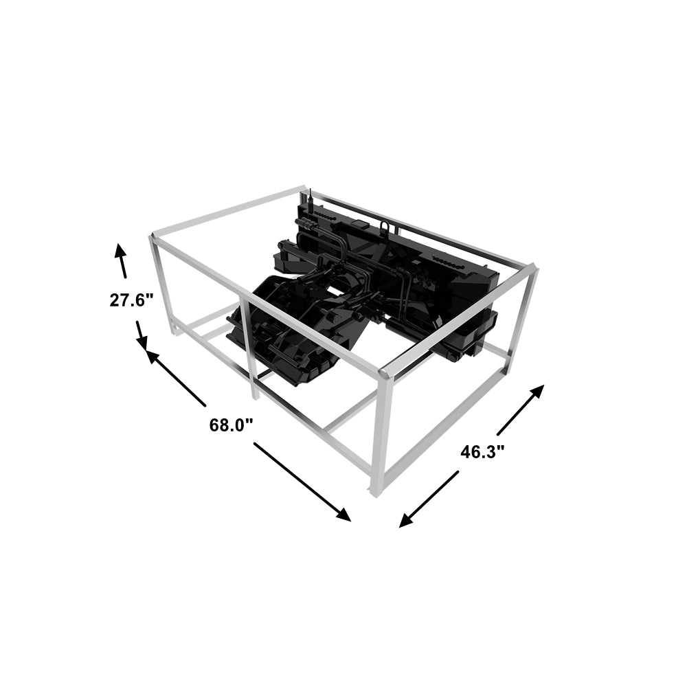 Landy Attachments Skid Steer Double Cylinder Hydraulic Pole Setter Pole Claw Attachment Rotating