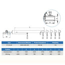 Landy Attachments Forklift Long Mobile Crane Lifting Hoist Jib Boom 9900lb Capacity-6