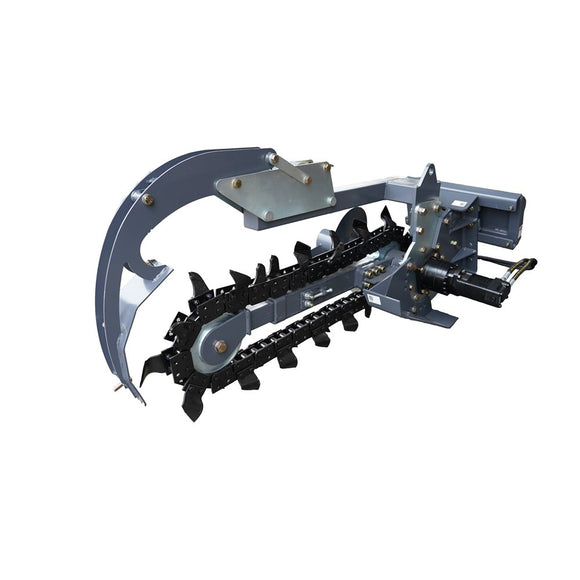 Landy Attachments Mini Track Trencher Attachment with Inner Width 23.6" Quick Attach
