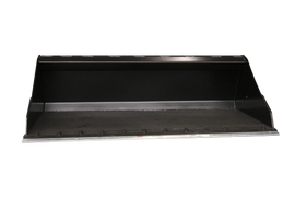 Landy Attachments 72" Skid Steer All Season Clean-Up Bucket Attachment, Heavy Duty Smooth Bucket Quick Attach, Universal Mount