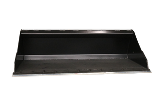 Landy Attachments 72" Skid Steer All Season Clean-Up Bucket Attachment, Heavy Duty Smooth Bucket Quick Attach, Universal Mount