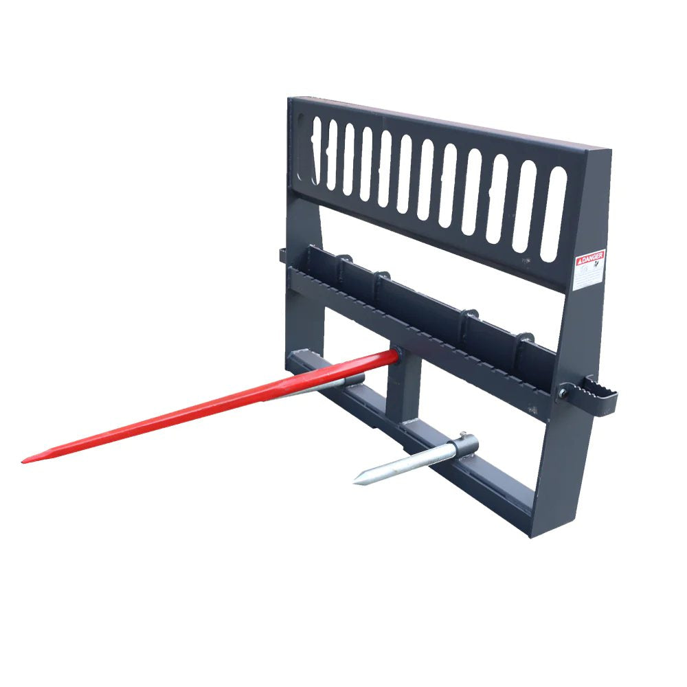 Landy Attachments 48'' HD Pallet Forks Hay Spear Skid Steer Quick Tach