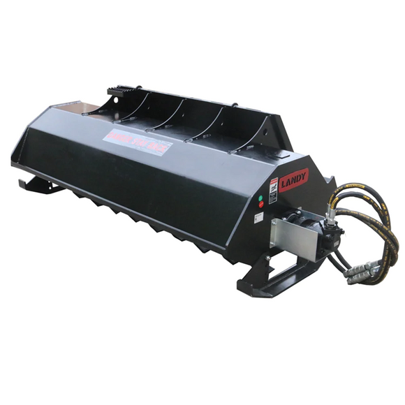 Landy Attachments 72" Skid Steer Bi-Directional Driven Rotary Tiller Attachment