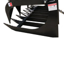 Landy Attachments 72'' Skid Steer Root Rake Grapple Bucket Attachments Front End Loader, Skid Steer Quick Attach Mount-7