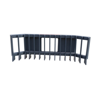 Landy Attachments 71" Push Stick Rake Skid Steer Quich Attach - 0