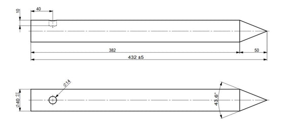17" Stabilizer Spears