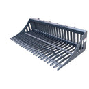 Landy Attachments 72" Skid Steer Skeleton Rock Bucket with Reinforced Front Cutting Edge and High Grade Flat Bar-1