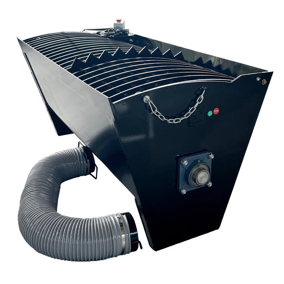 250Lt Volume Skid Steer Concrete Mixer Bucket Attachment, Compact Wheel Loader Mount Plate