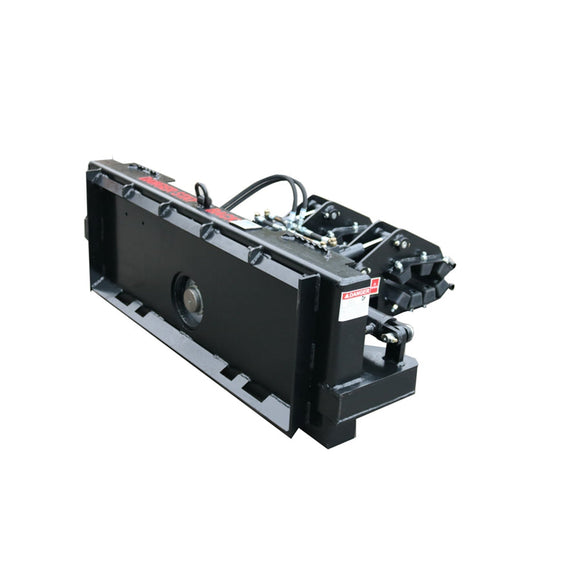 Landy Attachments Skid Steer Double Cylinder Hydraulic Pole Setter Pole Claw Attachment Rotating