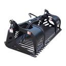 Landy Attachments 82" Rod Rock Grapple Bucket for Skid Steer Attachment Quick Attach-3