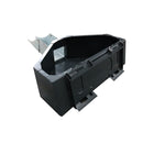 Landy Attachments Skid Steer 1/2 Yard Cement and Concrete Bucket with Spout, Universal Quick Tach Mount Plate-3