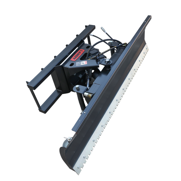 Landy Attachments 72" Light-Duty Pusher Snow Plow Dozer Blade Combo Attachment
