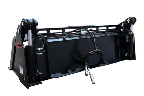 Landy Attachments 72" Skid Steer 4 in 1 Combo Multi Purpose Bucket Attachment Quick Tach