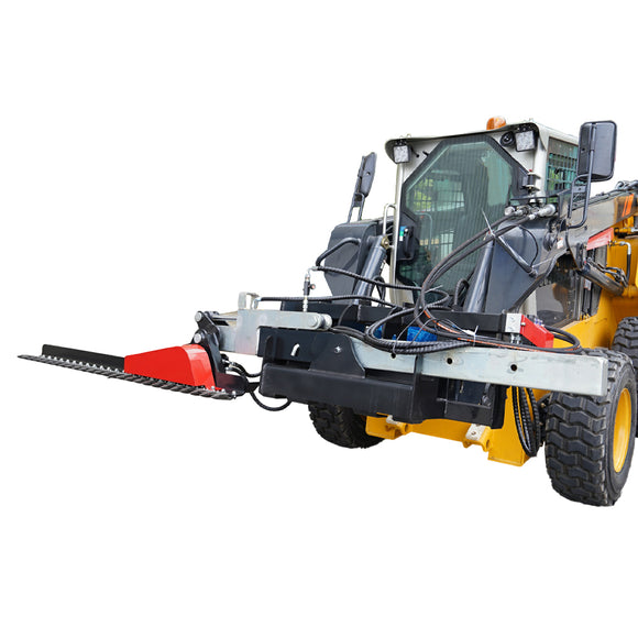 Skid Steer Front End Wheel Loader Sickle Bar Mower Attachment Hydraulic Hedge Trimmer and Lawn Mower for Gardening