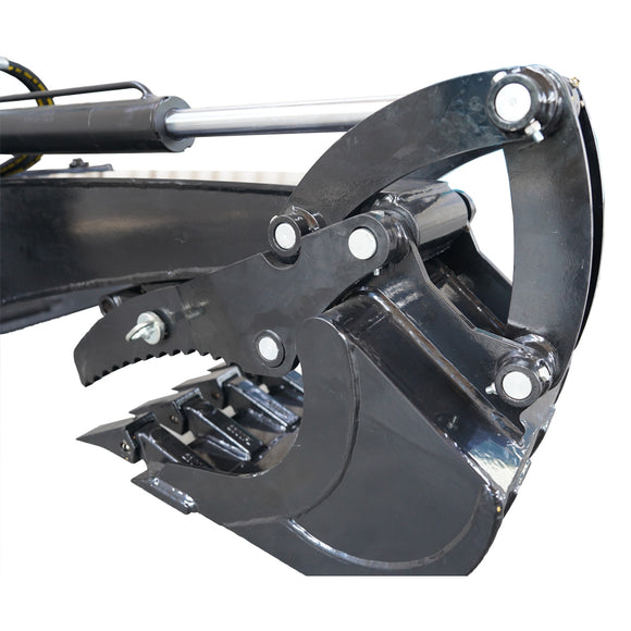 Landy Attachments Skid Steer Backhoe Digger Bucket with 15" Bucket, Universal Mount Plate