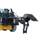 Landy Attachments Skid Steer Backhoe Digger Bucket with 15" Bucket, Universal Mount Plate-9