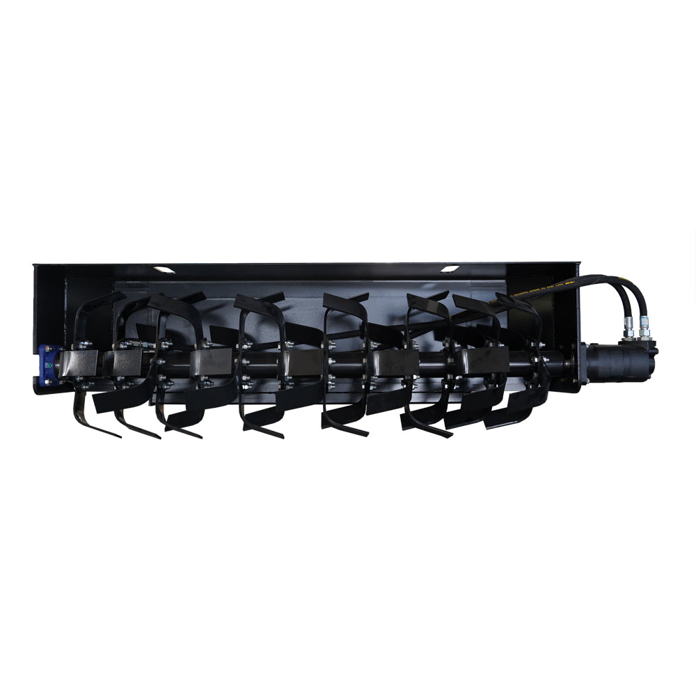 Landy Attachments 72" Skid Steer Soil Cultivator Light Duty Hydraulic Roto Tiller
