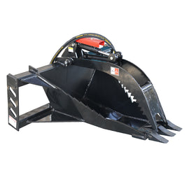 Landy Attachments Skid Steer Extreme Duty Stump Bucket Grapple Attachments for Uprooting Tree Stumps, Fit Universal Mount Plate