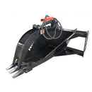 Landy Attachments Skid Steer Extreme Duty Stump Bucket Grapple Attachments for Uprooting Tree Stumps, Fit Universal Mount Plate-3