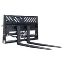 Landy Attachments Skid Steer Hydraulic Positioning Pallet Forks 2000kg Load Capacity-1