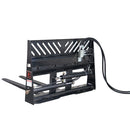 Landy Attachments Skid Steer Hydraulic Positioning Pallet Forks 2000kg Load Capacity-7
