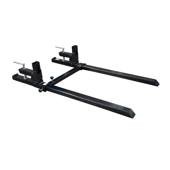 Landy Attachments 1500lb Capacity Clamp on Pallet Forks for Tractor Skid Steer Loader