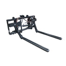 Landy Attachments Hydraulic Single Round or Square Bale Lifter/Handler SMS Brackets, Heavy Duty Bale Squeezer Bale Handler-4