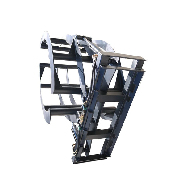 Landy Attachments Skid Steer Round Hay Bale Grapple Attachment