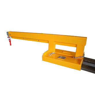 Landy Attachments Forklift Long Mobile Crane Lifting Hoist Jib Boom 5500lb Capacity - 0