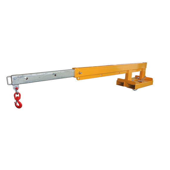 Landy Attachments Forklift Long Mobile Crane Lifting Hoist Jib Boom 5500lb Capacity