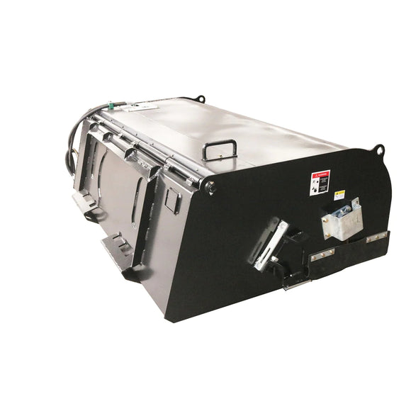 44" Small Skid Steer Hydraulic Pick up Box Broom Sweeper