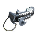 Landy Attachments Mini Track Trencher Attachment with Inner Width 23.6" Quick Attach-3