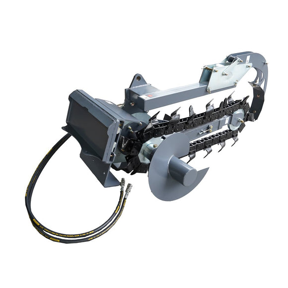 Landy Attachments Mini Track Trencher Attachment with Inner Width 23.6" Quick Attach