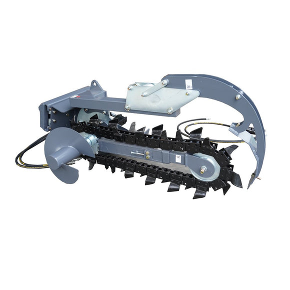 Landy Attachments Mini Track Trencher Attachment with Inner Width 23.6" Quick Attach