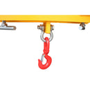 Landy Attachments 4000lbs Capacity Forklift Lifting Hoist Hook, Yellow Forklift Mobile Crane Hook with Heavy Duty Load Hook-5