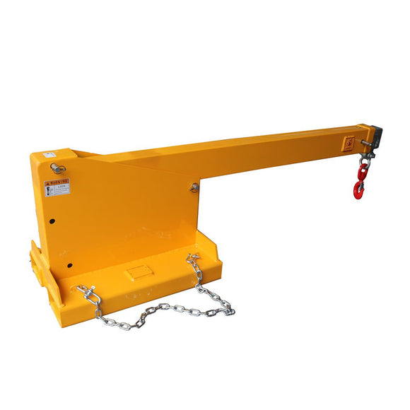 Landy Attachments Fork Mounted Telescoping Crane Jib Boom, Forklift Jib Boom Crane, Forklift Mobile Crane, Forklift Boom Attachment