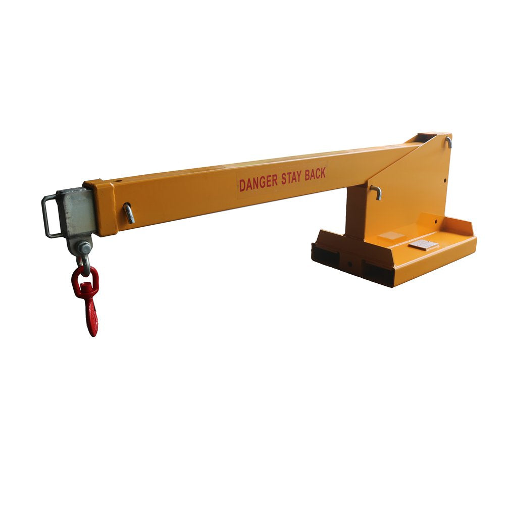 Landy Attachments Fork Mounted Telescoping Crane Jib Boom, Forklift Jib Boom Crane, Forklift Mobile Crane, Forklift Boom Attachment