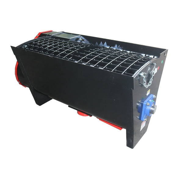 Landy Attachments 330Lt Volume Skid Steer Concrete Mixer Bucket Attachment, Universal Quick tach Mount Plate