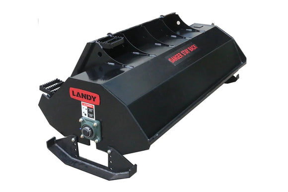 Landy Attachments 72" Skid Steer Bi-Directional Driven Rotary Tiller Attachment