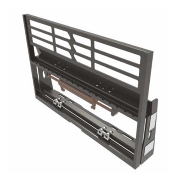 Landy Attachments Skid Steer Side-Shifter Hydraulic Pallet Fork Frame