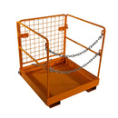 Landy Attachments Forklift Safety Cage 36"x36" Heavy Duty Forklift Man Basket 1150lbs Capacity Forklift Work Platform-4