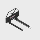 Landy Attachments 48" Economy Pallet Fork Universal Skid Steer Quick Tach-6