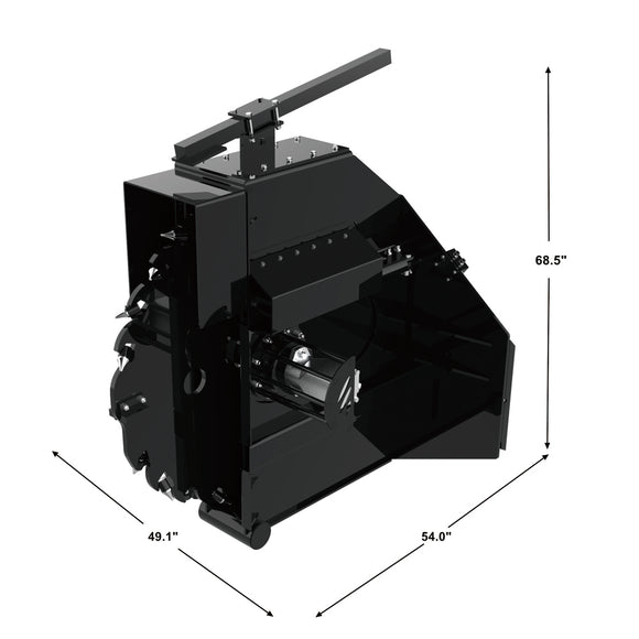 Landy Attachments Wheel saw for Skid Steer Attachment Quick Attach